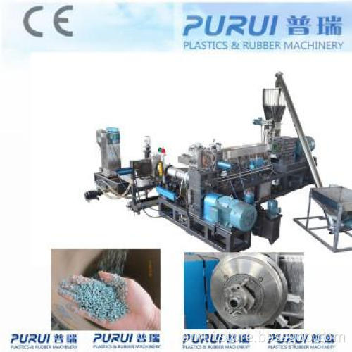 double stage plastic regranulation line
